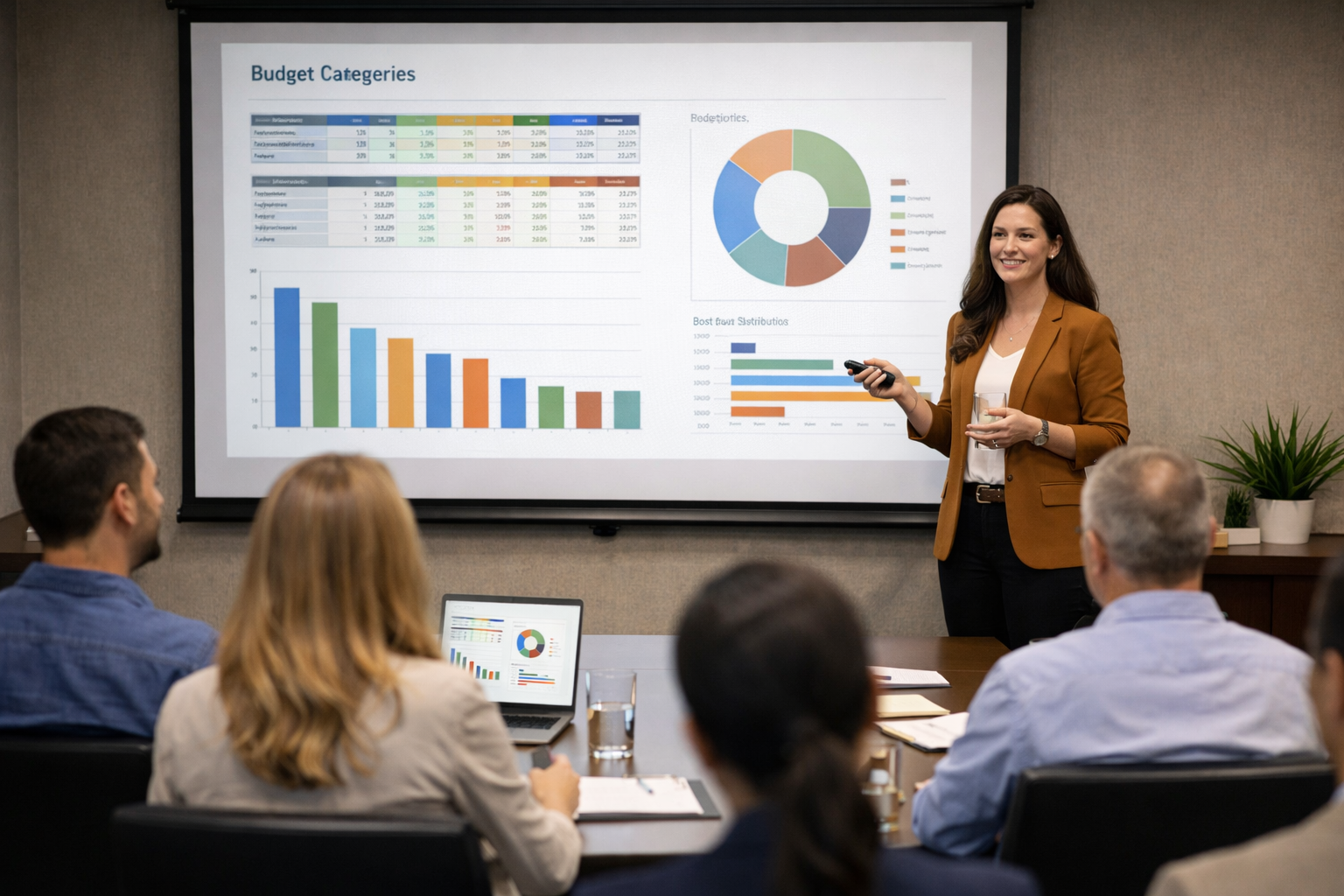 tableau de budget événement B2B avec catégories de coûts et suivi des dépenses