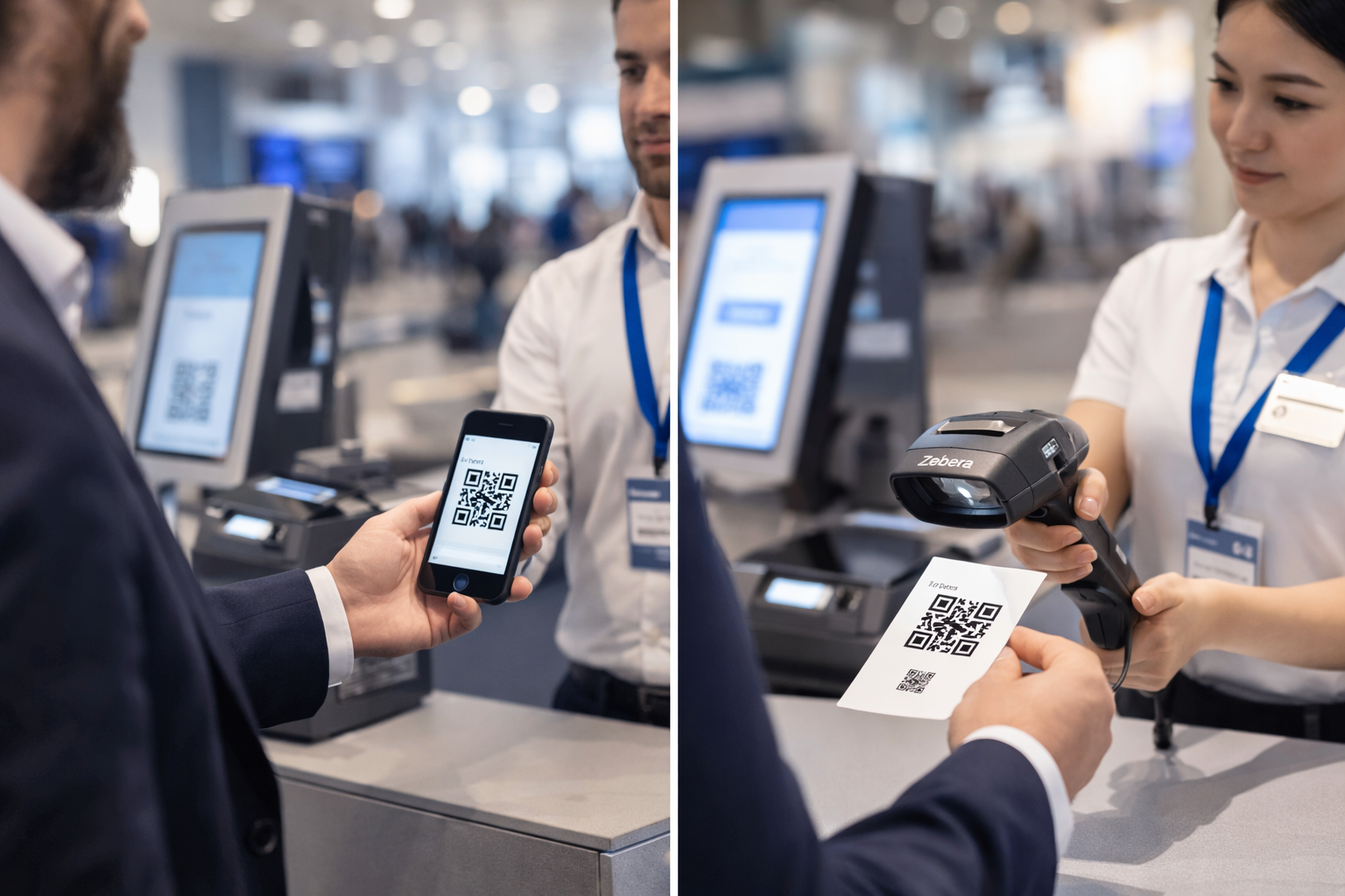 check-in événement avec scan QR code à l’entrée