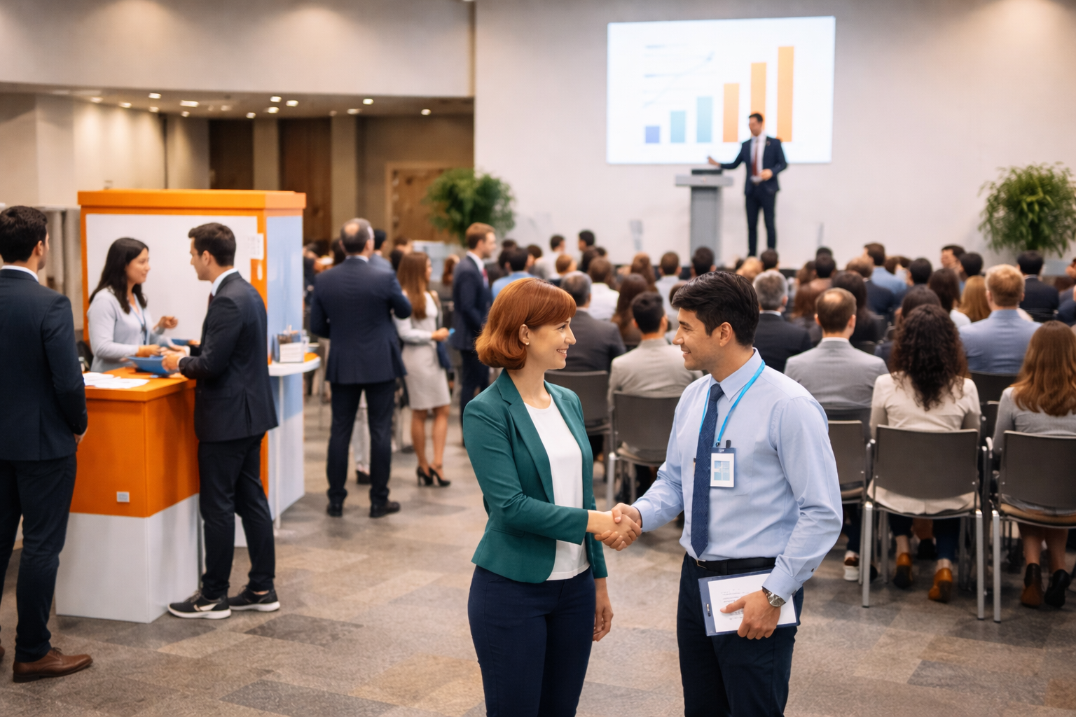 Dashboard showing connected event registration, attendance, and CRM follow-up workflow