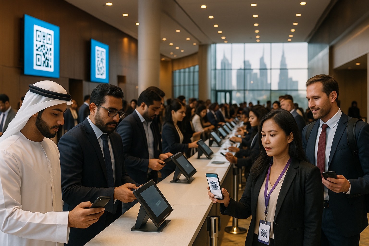 Why QR Code Check-In Is Essential for UAE Events in 2025 (Dubai & Abu Dhabi Guide) cover